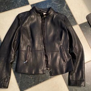 Womens Leather Hugo Boss jacket